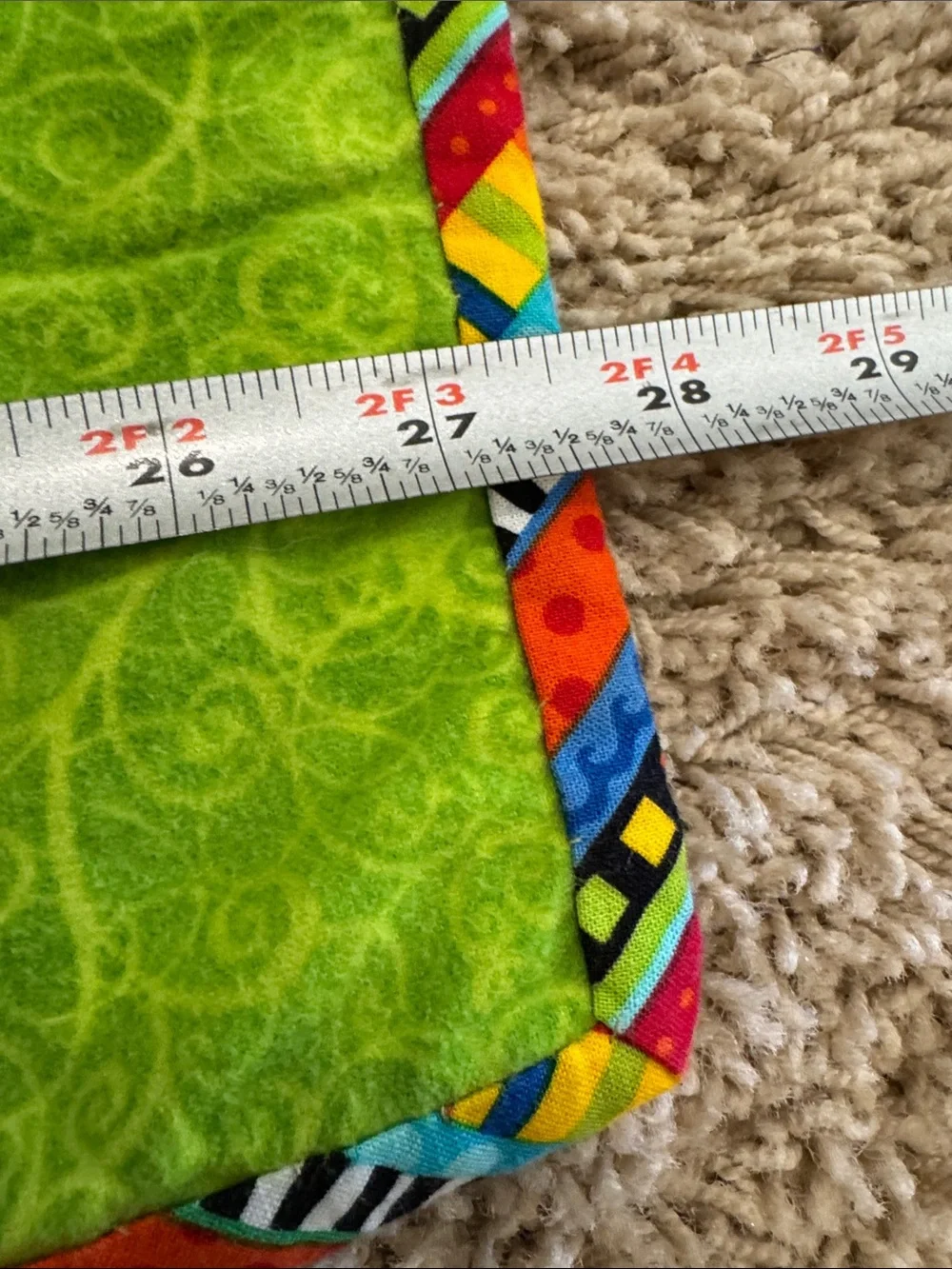 Handmade Colorful Baby Blanket Quilt, Quilted & Tied, Jungle Safari Animals